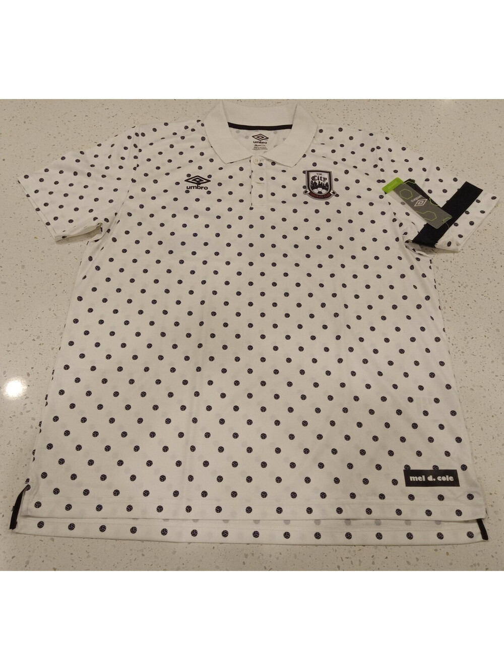Umbro x Mel D Cole The City FC 212 Soccer Polo Jersey Mens XL New York Rare XL